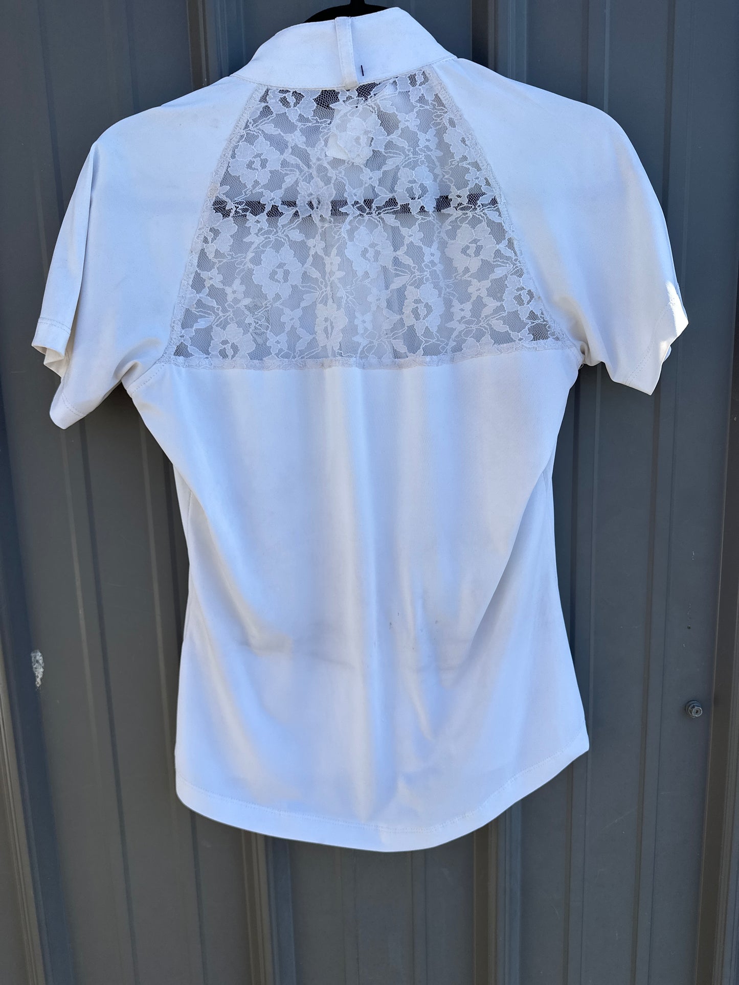 Elation Platinum Show Shirt With Lace