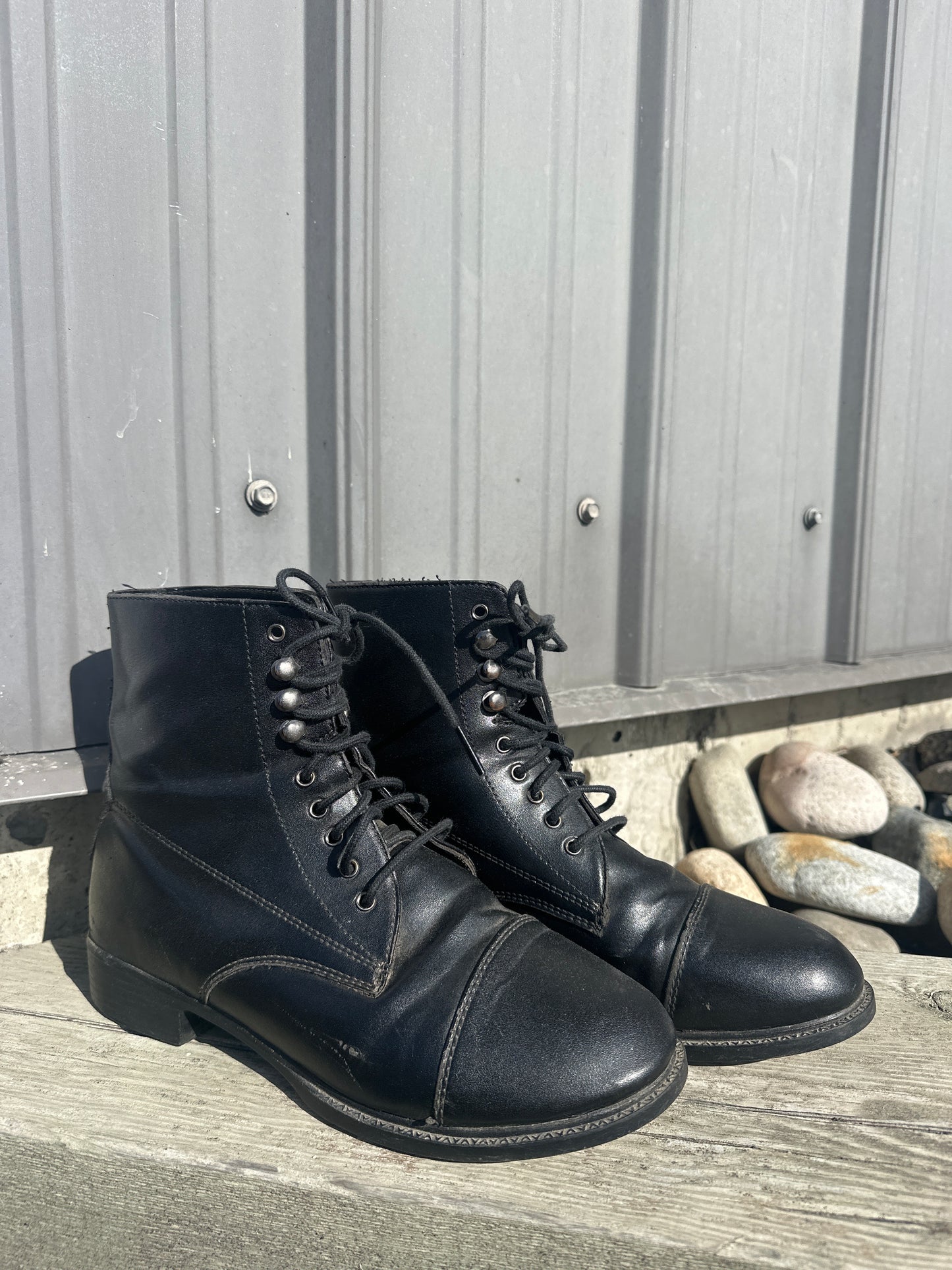 Auken Lace Up Paddock Boots 7 1/2