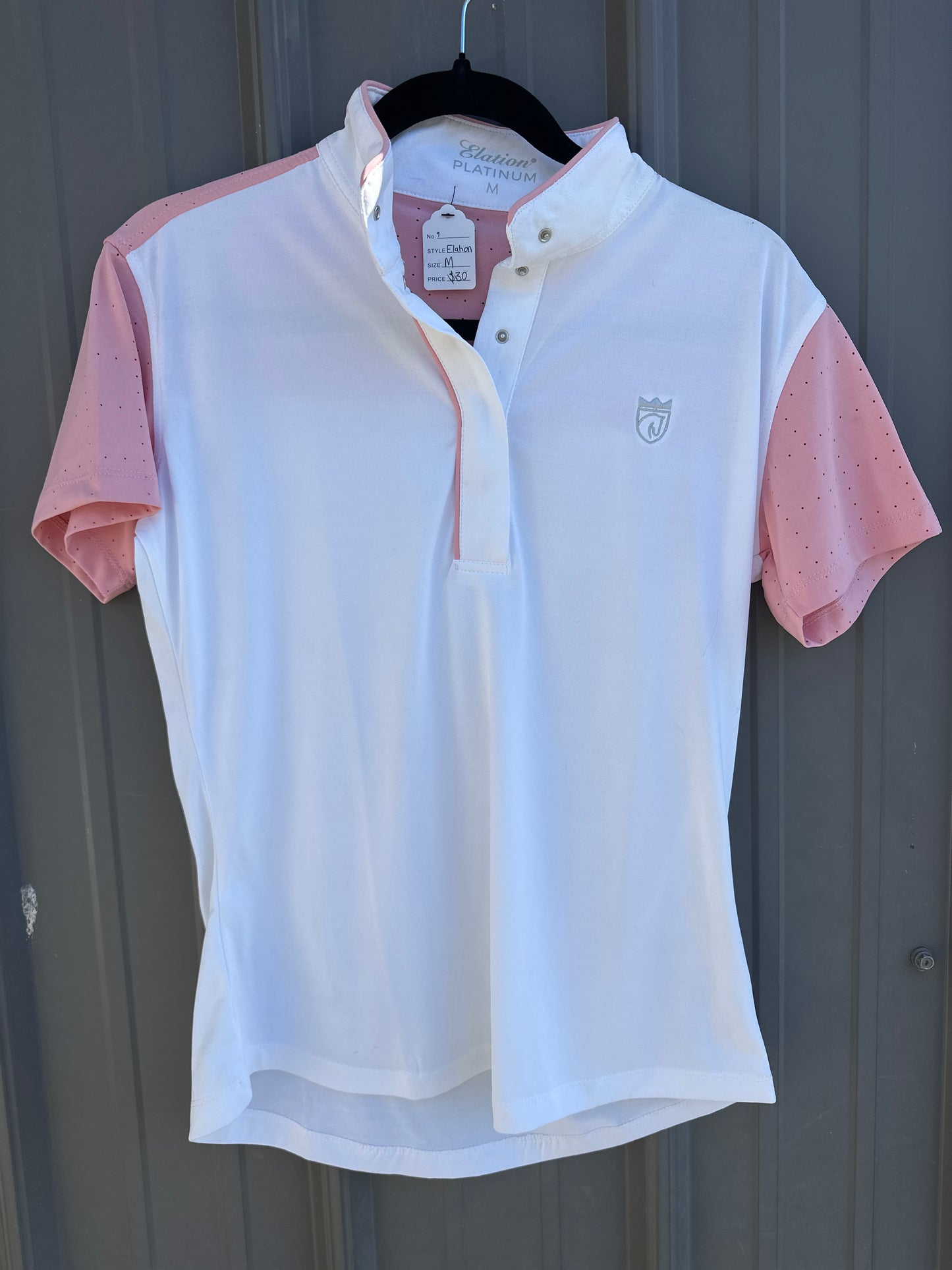 White And Pink Elation Show Shirt